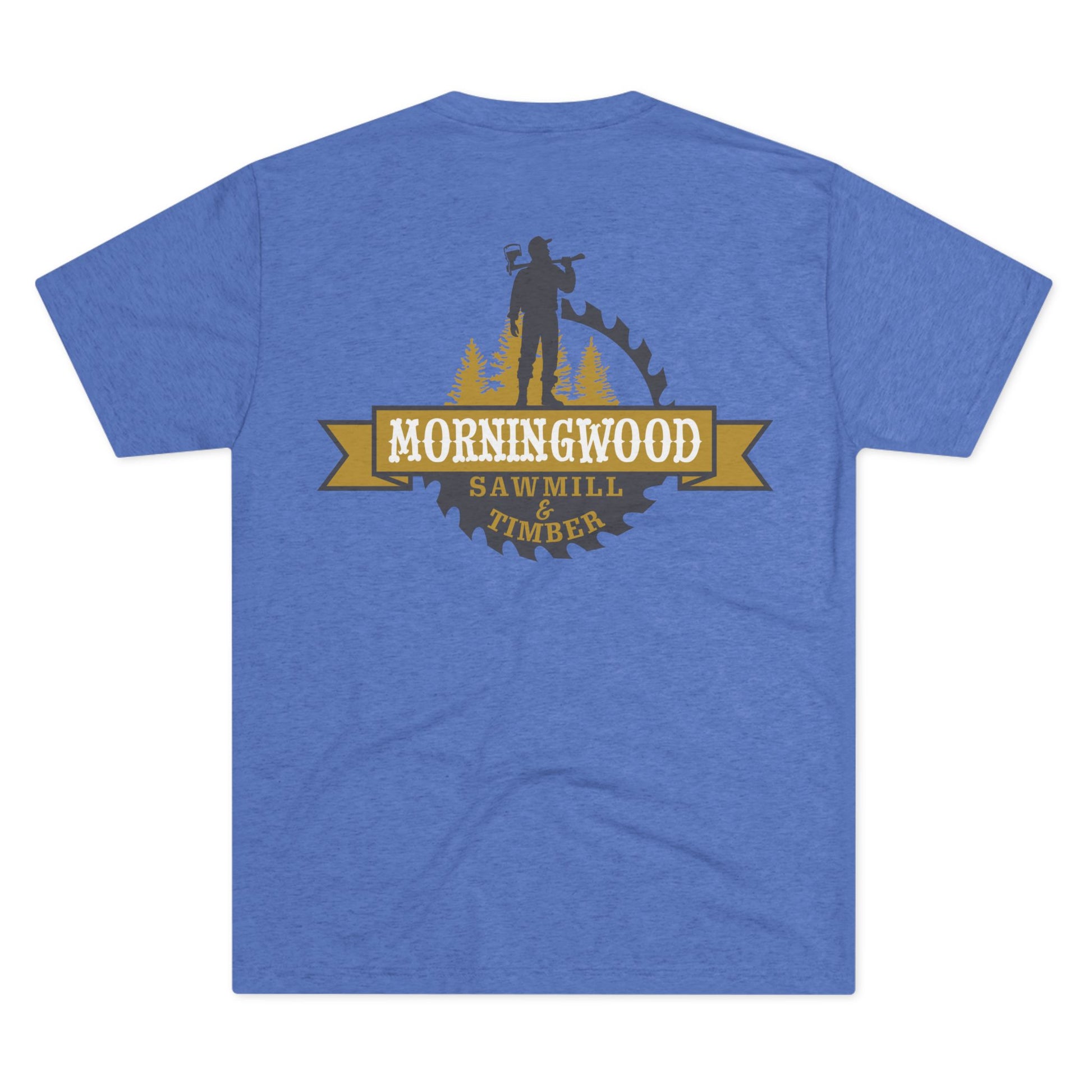 Morningwood Sawmill Unisex Crew Tee - Durable & Comfortable for Outdoor & Wood Enthusiasts