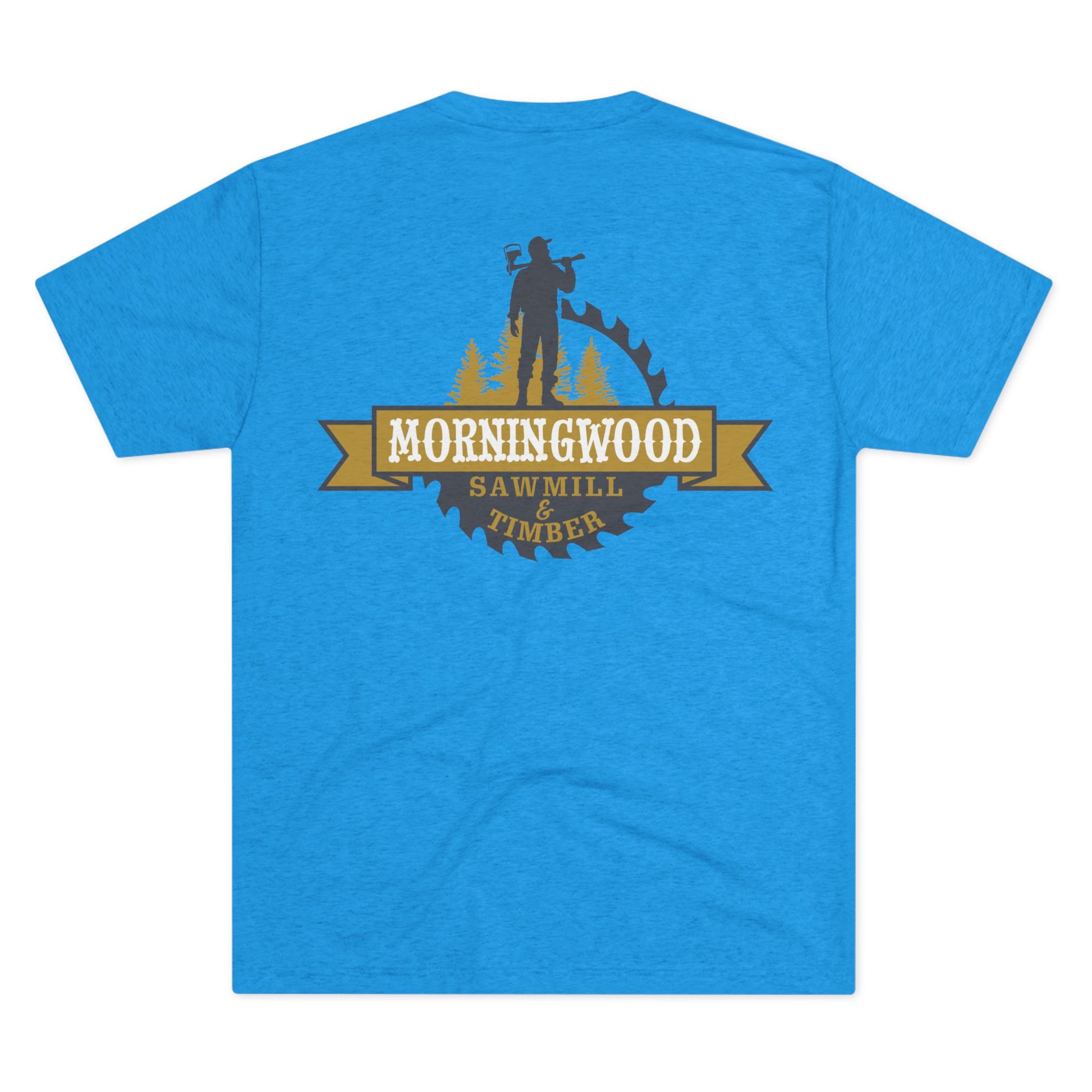 Morningwood Sawmill Unisex Crew Tee - Durable & Comfortable for Outdoor & Wood Enthusiasts