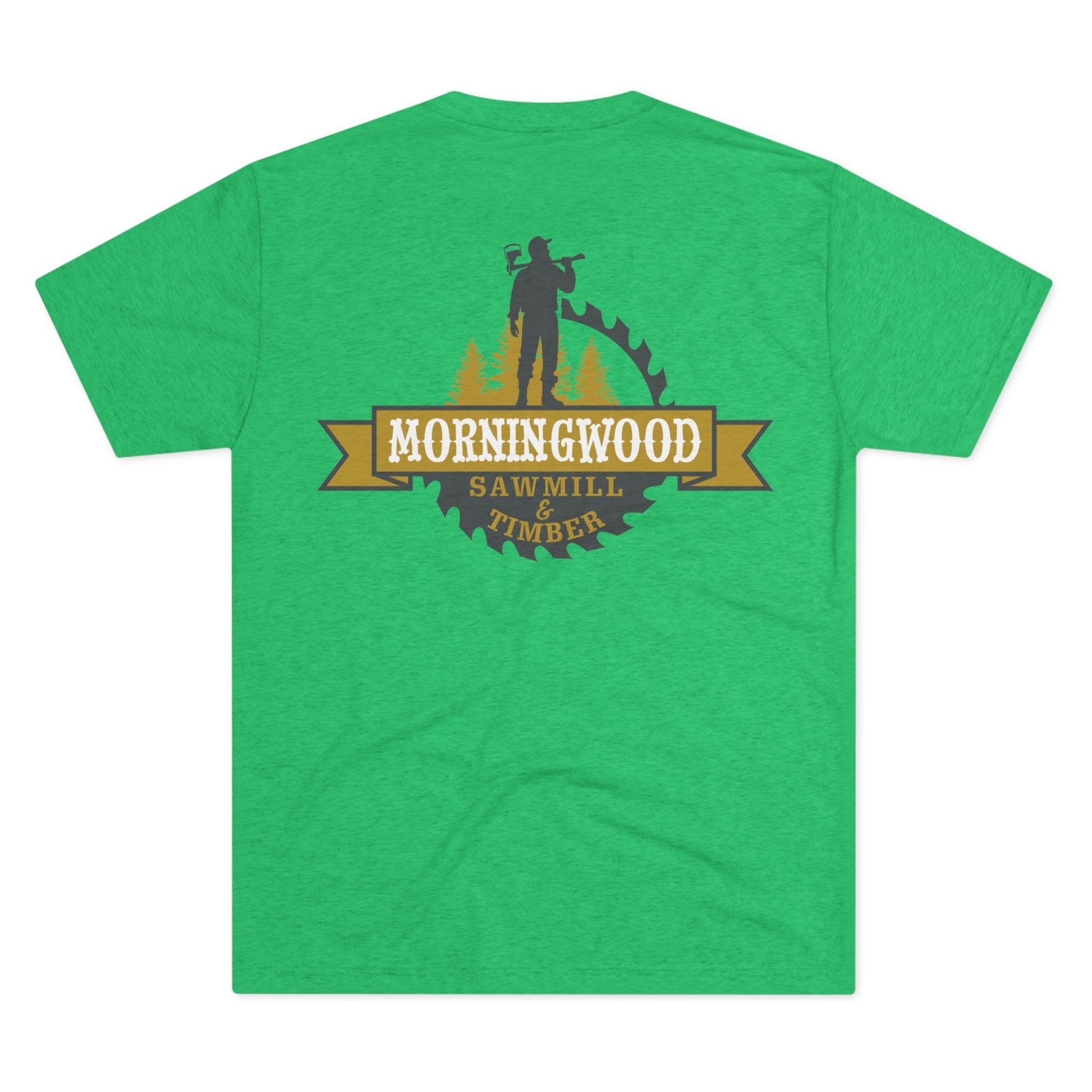 Morningwood Sawmill Unisex Crew Tee - Durable & Comfortable for Outdoor & Wood Enthusiasts