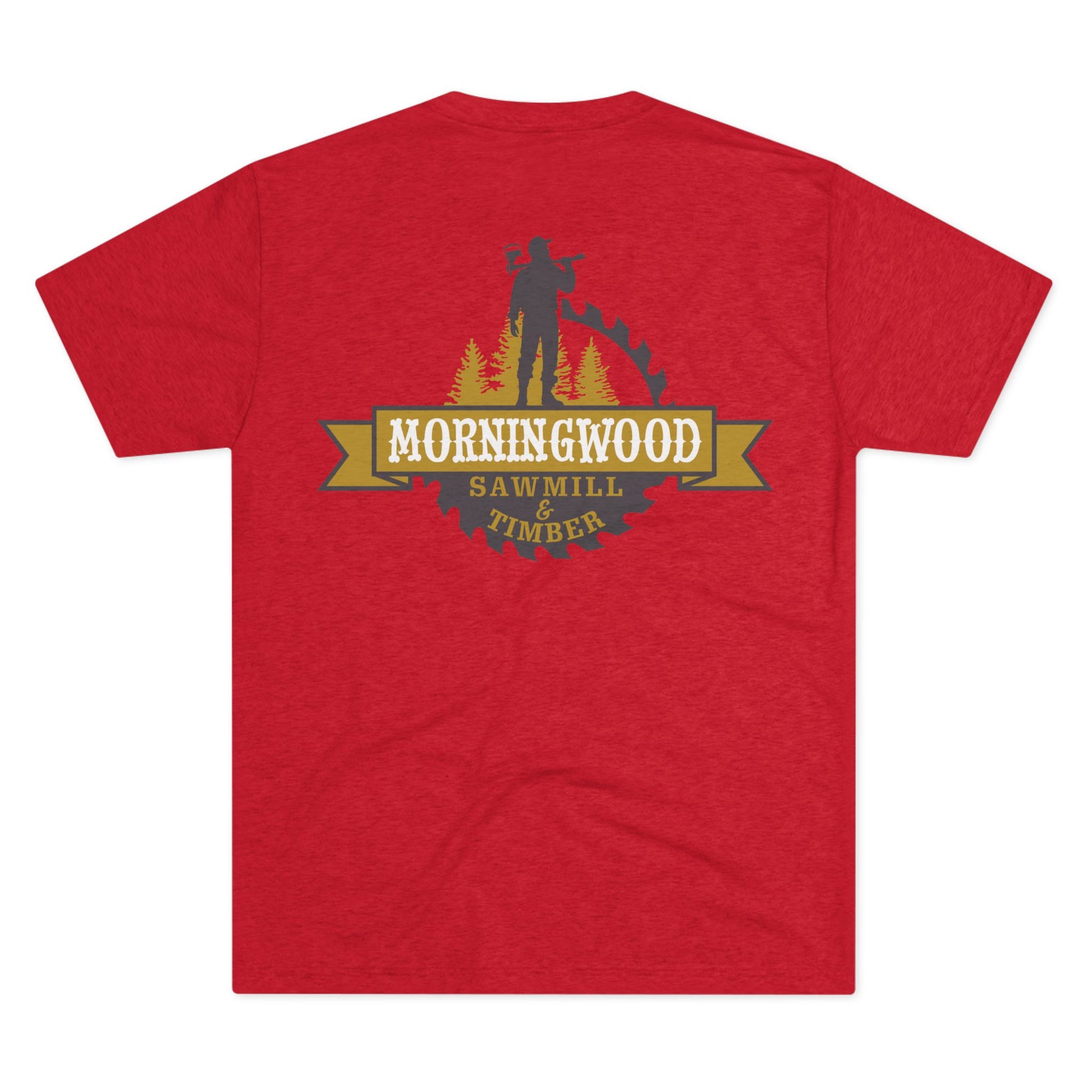Morningwood Sawmill Unisex Crew Tee - Durable & Comfortable for Outdoor & Wood Enthusiasts