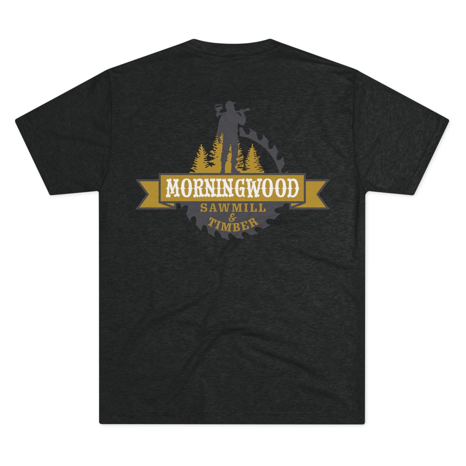 Morningwood Sawmill Unisex Crew Tee - Durable & Comfortable for Outdoor & Wood Enthusiasts
