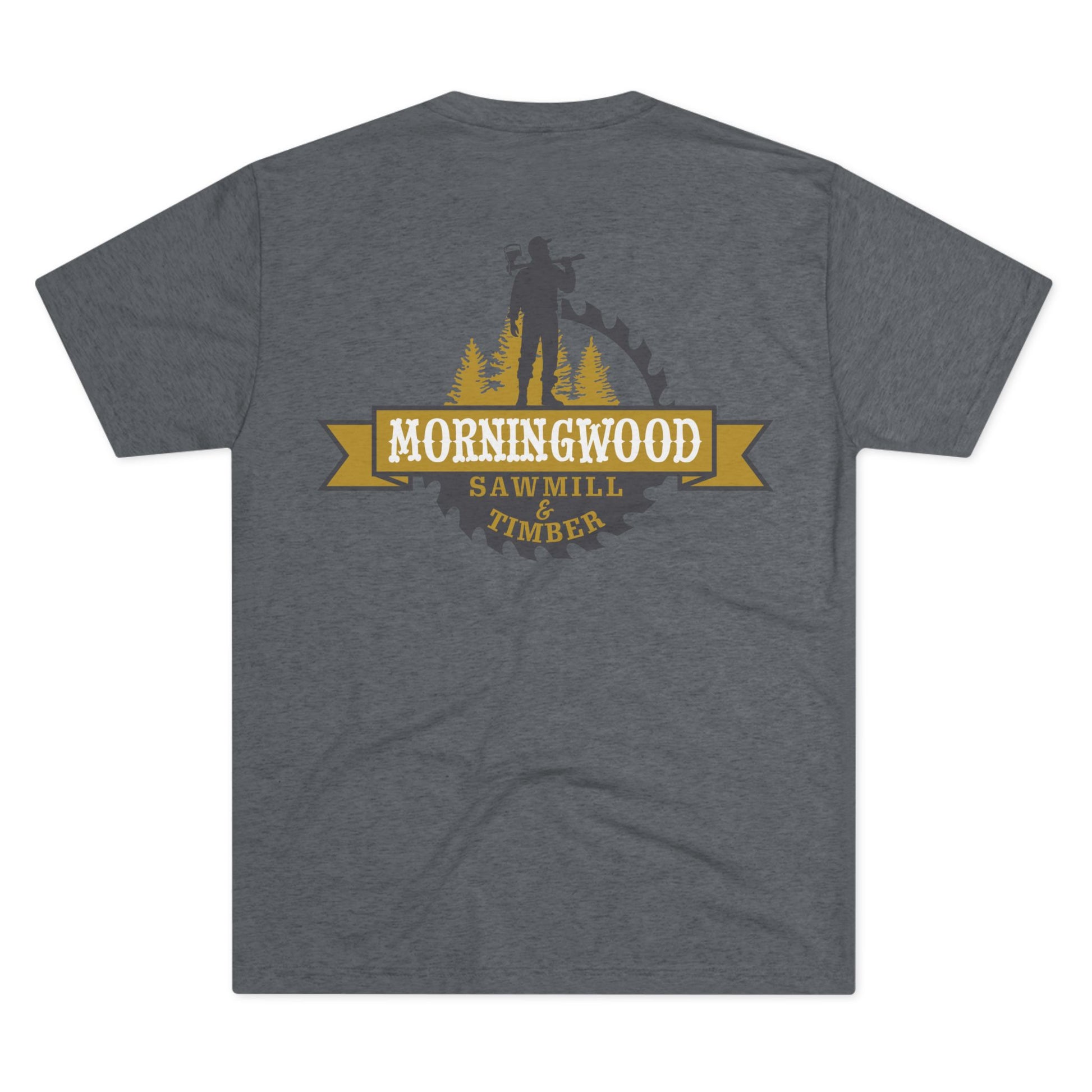 Morningwood Sawmill Unisex Crew Tee - Durable & Comfortable for Outdoor & Wood Enthusiasts